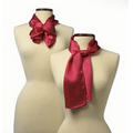 Red Newport Silk Scarf - 8"x45"